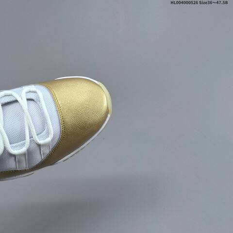 Jordan Air Jordan 11 Retro Low White Metallic Gold EU 36-47 5 Basketball - Unisex (BS-65876)