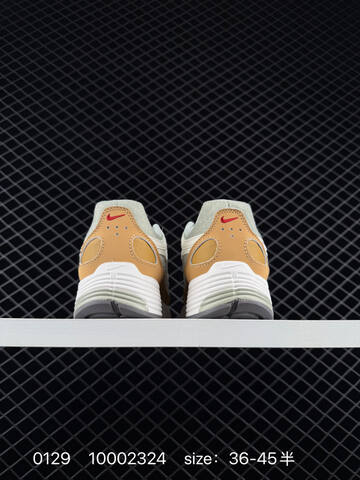 Nike P-6000 Cream Tan White With Red Accents EU 36-45 Running - Unisex (BS-72907)