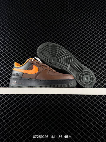 Nike Air Force 1 Low Black White Green Brown EU 36-45 Lifestyle - Unisex (BS-70083)