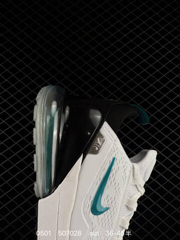 Nike Air Max 270 Flyknit White Black Teal EU 36-45 Running - Unisex (BS-71741)