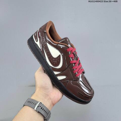 Jordan Air Jordan 1 Low OG Brown Cream Red EU 36-46 Lifestyle - Unisex BS-66084