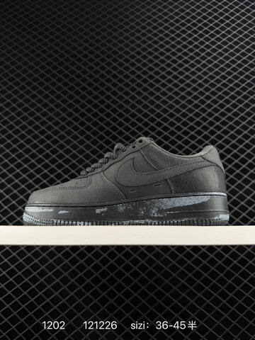 Nike Air Force 1 07 Black Grey EU 36-45 5 Lifestyle - Unisex (BS-73884)