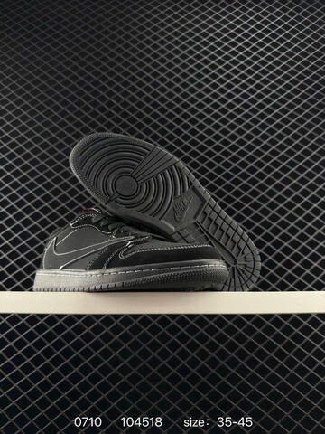Jordan Air Jordan 1 Low OG SP Fragment Design x Travis Scott White Black Beige Blue EU 35-45 Sneaker - Unisex (BS-81080)
