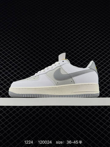 Nike Air Force 1 07 White Grey Volt Yellow EU 36-45 5 Lifestyle - Unisex (BS-73537)