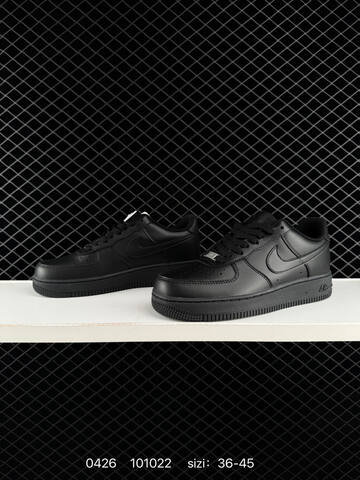 Nike Air Force 1 07 Low Triple Black EU 36-45 Lifestyle - Unisex (BS-71854)