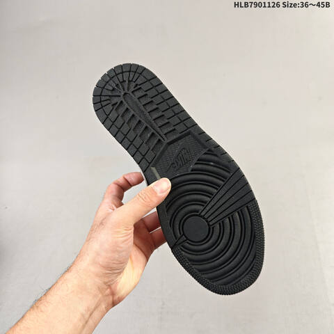 Nike Air Jordan 1 Low Black Gray Cream EU 36-45 Lifestyle - Unisex (BS-63064)
