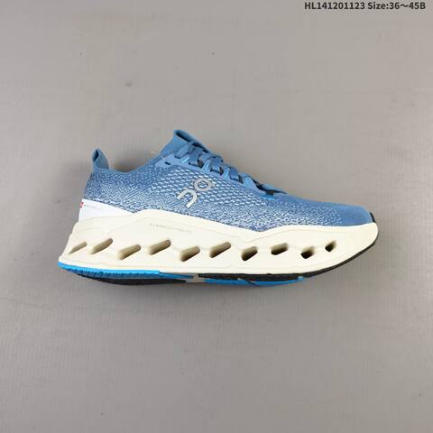 On Cloudsurfer Max Blue White Cream Black EU 36-45 Running Shoe Running Sneakers - Unisex (BS-69783)