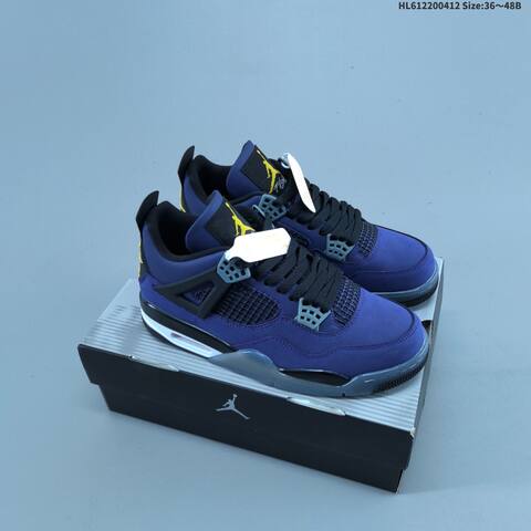 Jordan Air Jordan 4 Retro White Pink Green And Purple Black Gray EU 36-48 Basketball - Unisex (BS-66225)