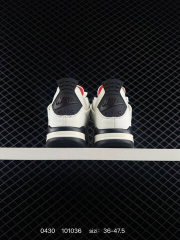 AIR JORDAN 4 Air Jordan Flight Club Sail Black-University Red Lifestyle BS-79370