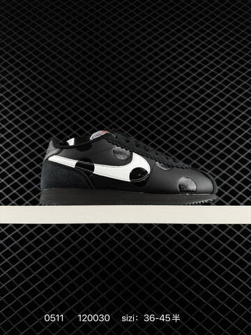 Nike Cortez Black White EU 36-45 Lifestyle - Unisex (BS-71547)