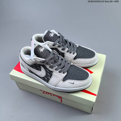 Nike Air Jordan 1 Low Supreme Lifestyle BS-67436