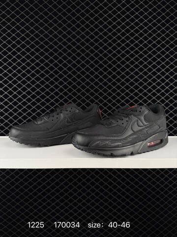 Nike Air Max 90 Black Red EU 40-46 Lifestyle - Men's (BS-73494)