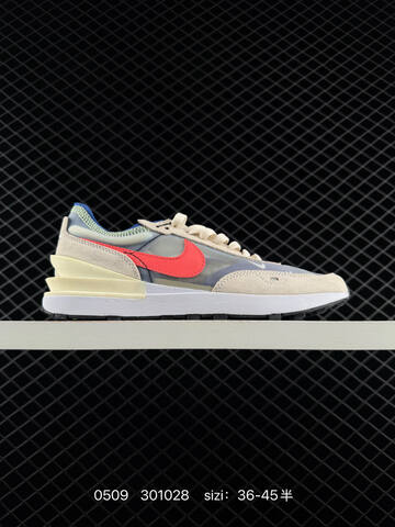 Nike Waffle One Beige Red White Blue Black EU 36-45 Lifestyle - Unisex BS-71575