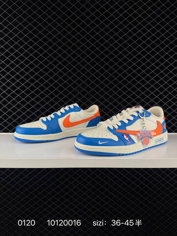 Nike SB Dunk Low Pro White Blue Orange EU 36-45 Skate - Unisex (BS-73065)