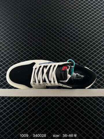 Jordan Travis Scott x Air Jordan 1 Low Sail Black Blue Red EU 36-46 Sneaker - Unisex BS-80560