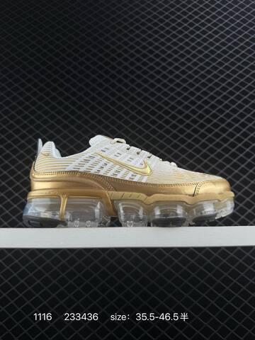 Nike Vapormax 360 White Metallic Gold 35 5-46 5 Running - Unisex (BS-74181)