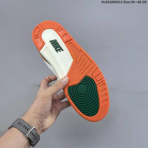 Jordan Air Jordan 3 Retro White Green Orange 36 48 5 Basketball - Unisex (BS-65990)