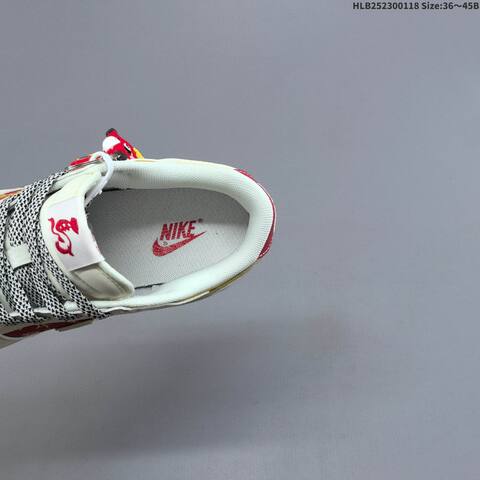 Nike Dunk Low Off White Red Yellow Black EU 36-45 Skate Shoe - Unisex BS-61915