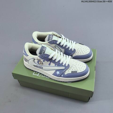 Nike Air Jordan 1 White Black Multicolor Custom Labubu-themed EU 36-45 Lifestyle - Unisex (BS-66072)