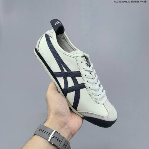 Onitsuka Tiger MEXICO 66 VIN Cream White Navy Blue EU 35-45 Sneaker Casual Sneakers - Unisex BS-68785