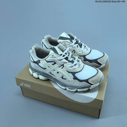 ASICS GEL-NYC White Pink Silver Cream EU 36-40 Running Shoe Running Sneakers - Unisex (BS-69019)
