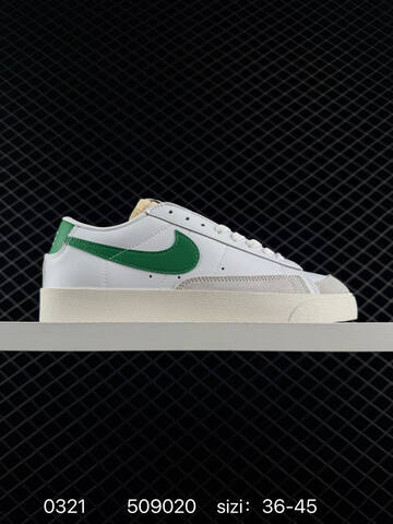 Nike Blazer Mid 77 White Green 36-45 Casual - Unisex (BS-72535)