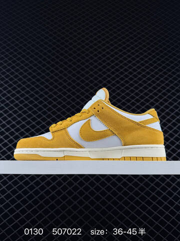 Nike SB Dunk Low Pro White And Yellow Gold 36-45 Skate - Unisex (BS-72878)