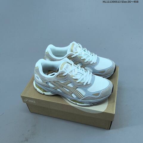 ASICS Gel NYC 2 0 Brown Black Gray White EU 36-45 Running Shoe Running Sneakers - Unisex (BS-68839)