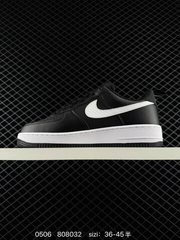 Nike Air Force 1 07 Black White EU 36-45 5 Casual - Unisex (BS-71667)