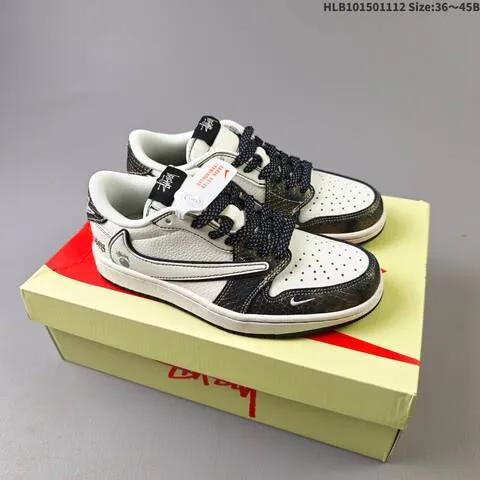 Jordan Air Jordan 1 Low Travis Scott White Grey Navy Green Black Assorted EU 36-45 Lifestyle - Unisex BS-63850