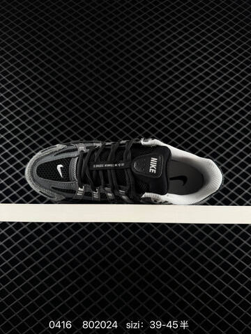 Nike P-6000 Black Dark Grey White EU 39-45 Half Sizes Available Lifestyle - Unisex (BS-72056)