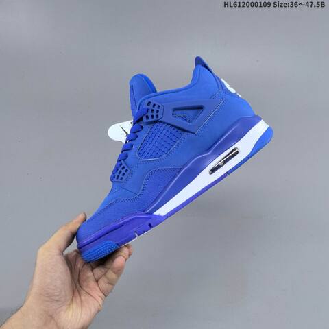 Jordan Air Jordan 4 Retro Black 36-47 5 Basketball - Unisex (BS-67030)
