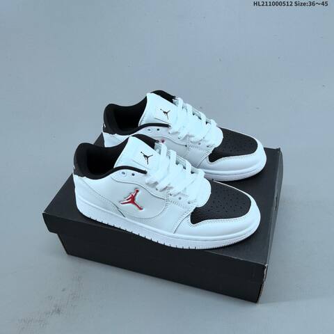 Jordan Court Legacy White Black Red EU 36-45 Casual - Unisex (BS-65981)