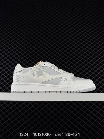 Jordan Air Jordan 1 Low OG SP Travis Scott Fragment Design Off White Light Grey EU 36-45 Sneaker - Unisex (BS-80000)