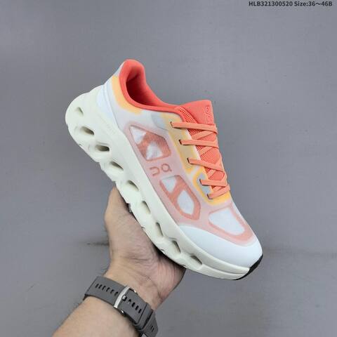 On Running Cloudtilt Remix Eva White Coral Orange Cream EU 36-46 Running Shoe Running Sneakers - Unisex (BS-69540)