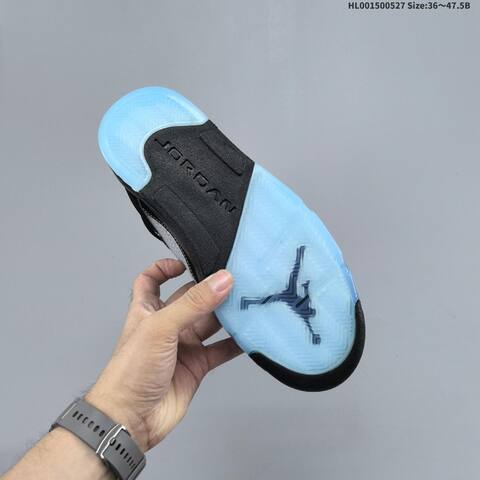 Jordan Air Jordan 5 Retro Black University Blue 36 47 5 Basketball - Unisex (BS-65853)