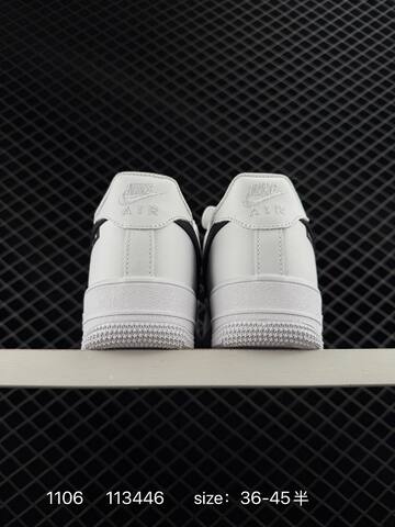Nike Air Force 1 Low White Black EU 36-45 Lifestyle - Unisex (BS-74344)