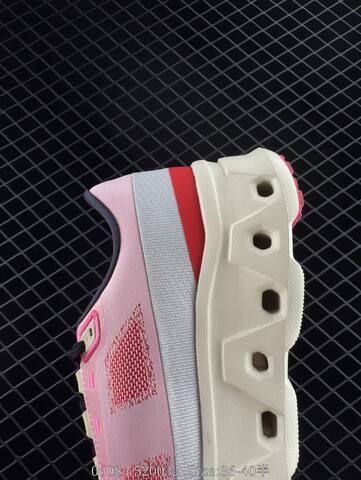On Cloudmonster Hyper Pink Red Cream Black EU 36-40 Running Shoe Running Sneakers - Unisex (BS-85567)