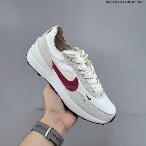 Nike Waffle One White Grey Red Beige EU 36-45 Sneaker - Unisex BS-60520