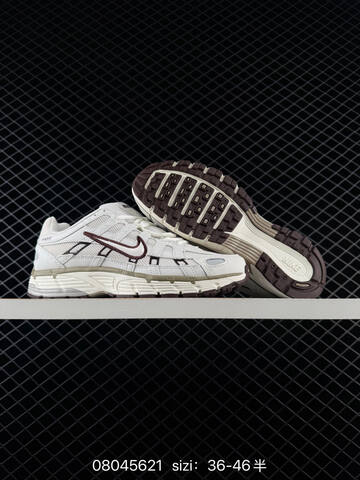 Nike P-6000 HF0728-201 White Brown Khaki EU 36-46 Running - Unisex (BS-69956)