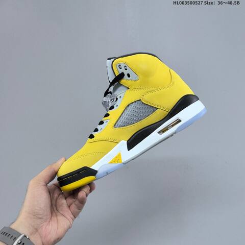 Jordan Air Jordan 5 Retro Tokyo T23 Yellow Black Grey White EU 36-48 5 Basketball - Unisex (BS-65855)