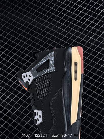 Jordan Air Jordan 4 Retro Black Cream White Rust Pink EU 36-47 Basketball Shoe - Unisex BS-80328