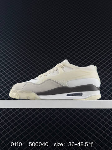 Jordan Air Jordan 4 RM Cream White Grey Dark Brown EU 36-48 5 Basketball Shoe - Unisex (BS-79858)