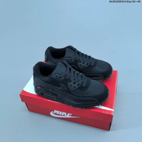 Nike Air Max 90 Black White EU 36-45 Running Shoe - Unisex (BS-60745)