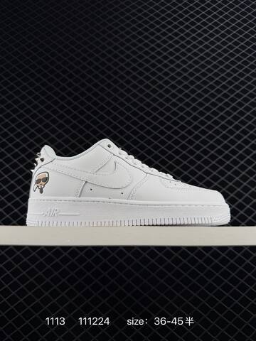 Nike Air Force 1 Low White Black EU 36-45 5 Lifestyle - Unisex (BS-74227)