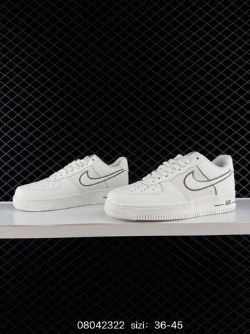 Nike Air Force 1 Low Off White Grey EU 36-45 Lifestyle - Unisex (BS-69951)