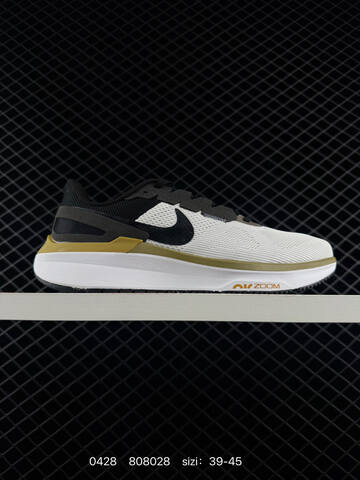Nike Air Zoom CUSHLON 3 0 Black White Gold 39-45 Running - Unisex (BS-71772)
