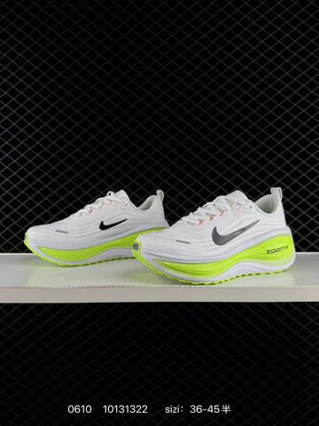 Nike Vomero Plus ReactX Air Zoom White Neon Green Black Orange EU 36-45 Running - Unisex (BS-70849)