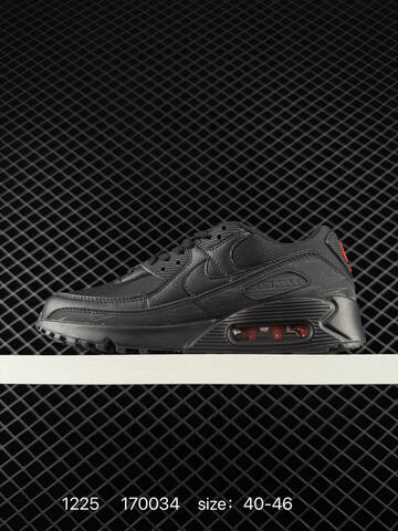 Nike Air Max 90 Black Red EU 40-46 Lifestyle - Men's (BS-73494)