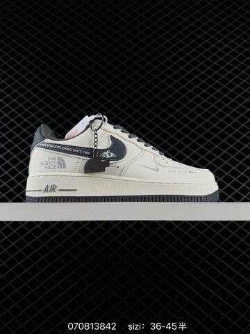 Nike Air Force 1 07 LV8 Beige Burgundy White Black Navy EU 36-45 Skate - Unisex (BS-70354)